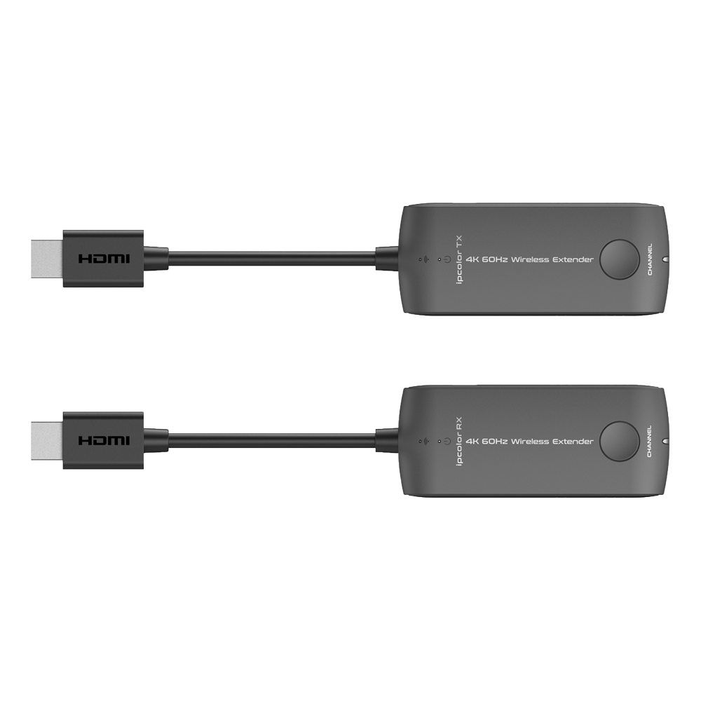 Extensor inalámbrico HDMI - Emisor y receptor - Alcance 20 m - Alcance 4K@60Hz - Alimentación vía micro USB 5V/1A