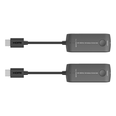 Extensor wireless HDMI - Emisor y receptor - Alcance 20 m - Hasta 4K@60Hz - Alimentación via micro USB 5V/1A