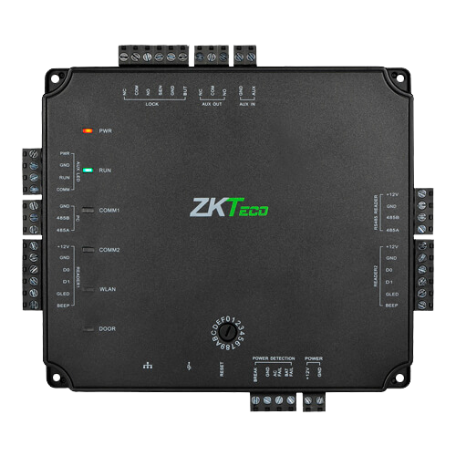 Controlador de acceso PoE - Acceso con tarjeta o contraseña - TCP/IP | Conexión con controlador esclavo - 2 lectores para Wiegand | 2 lectores para OSDP - Salida de relé para 1 puerto - Software serie ATLAS integrado y aplicación móvil