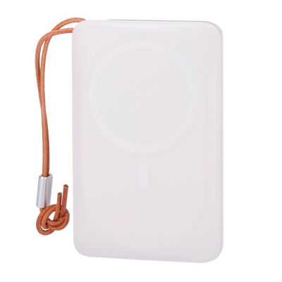 VEGER - Magnetic and wireless power bank - Capacity 10000mAh (38.5Wh) - Fast charging 22.5W - USB-C and Lightning inputs - USB-B, USB-C, wireless outputs