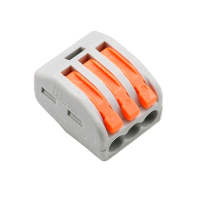 Safire - Cable Connector - 1 Entrance and 2 Connections - Cable Caliber 28 ~ 12AWG - Section 0.08 m²~ 4 mm² - 10 units