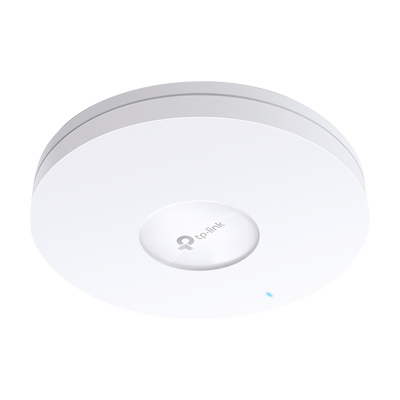 TP-Link - Wi-Fi 6 Omnidirectional AP - 2.4 and 5 GHz Wave 2.0 frequencies - Supports 802.11 ax/ac/n/g/b - Transmission speed up to 1800 Mbps - 4 and 5 dBi 2x2 antenna