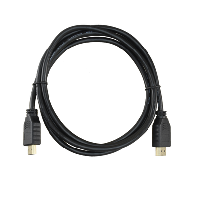 HDMI Cable - HDMI Type A Male Connectors - High Speed ​​- 1.8 m - Black Color - Anti-Corrosion Connectors
