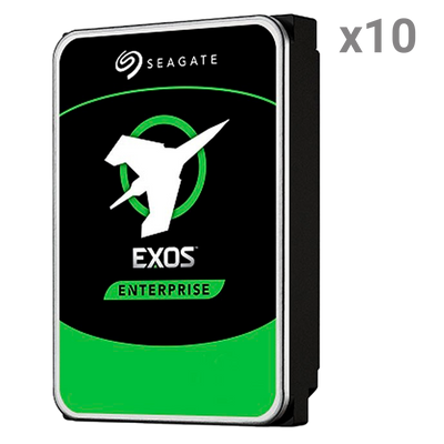 Hard Disk Seagate - 10 pezzi | Capacità da 8 TB ciascuno - Interfaccia SATA III 6 Gb/s - Modello ST8000NM017B - Progettato per 24/7/365 - Per i server ad alta capacità