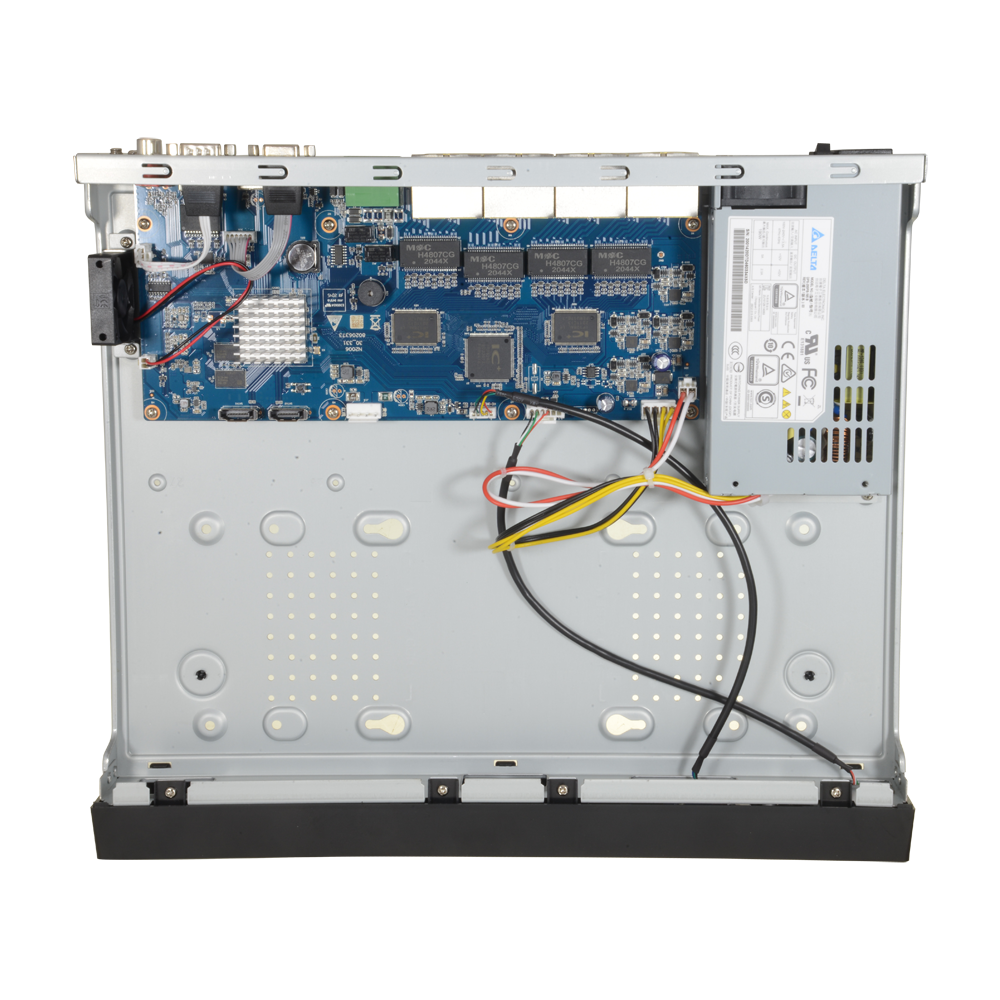 X-Security NVR video recorder for IP cameras - 16 CH IP video and 16 PoE ports - Maximum recording resolution 12 Mpx - 1 CH facial recognition - 2 CH recognition of people and vehicles - H.265+ compression