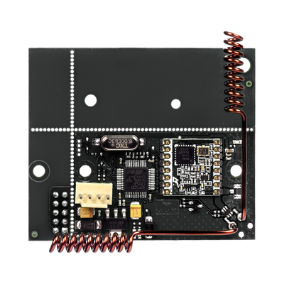 Integration module - Ajax devices with smart home control unit - Up to 85 Ajax devices - Range up to 2 km - Serial communication (UART interface) - DC 5V power supply
