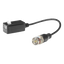 SAFIRE Passive Twisted Pair Transmitter - Optimized for HDTVI, HDCVI and AHD - 1 video channel, PoC - Passive, 2 pin connector - Max distance: 450m (TVI / 720p) - 2 units