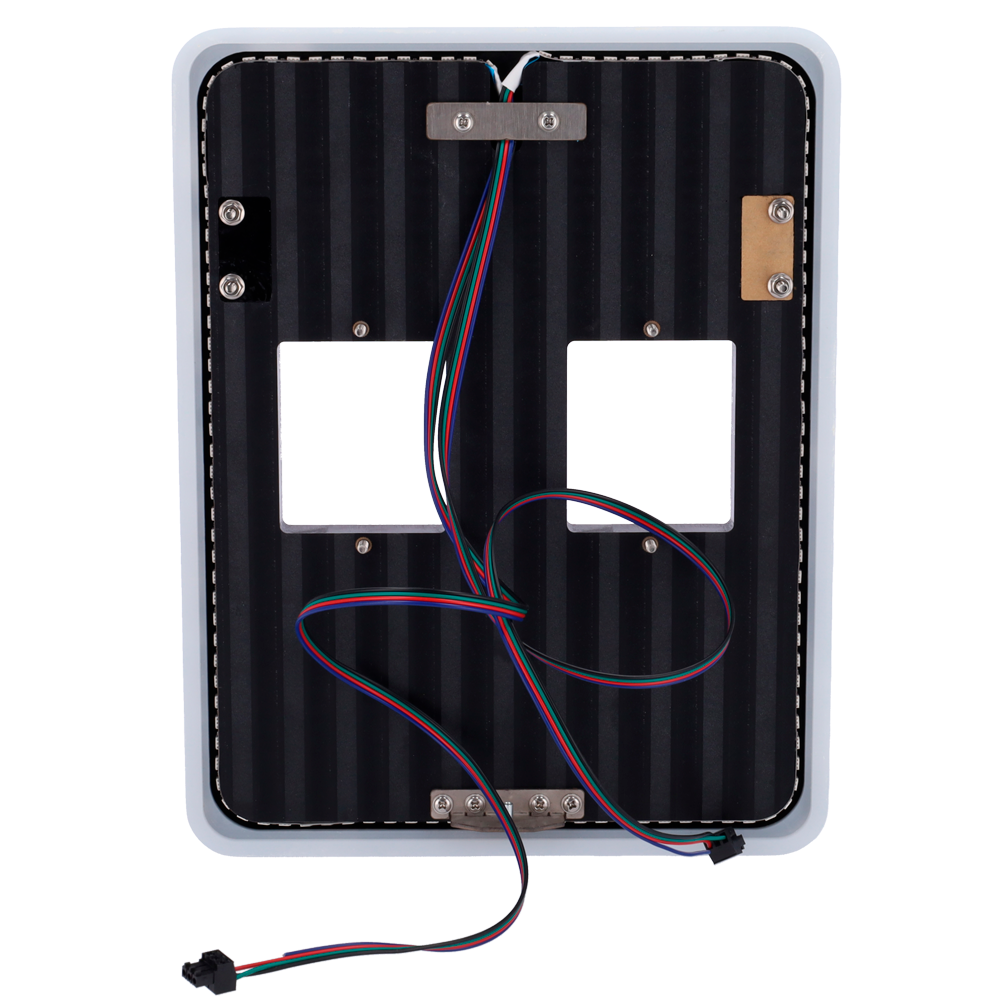 Tapa superior del torniquete - Integración de lectores de huellas dactilares - Apto para el torniquete ZK-MTS1000-PRO - Fabricada en acrílico - Diseño ligero y elegante - Fácil instalación