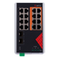 Safire Switch Industrial Power Supply AC 90~264V - 16 Gigabit ports + 2 Gigabit SFP - 6 PoE+ ports 30W + 2 Hi-PoE ports 60W - PoE Watchdog - Power 130W Total PoE power - Installation in DIN carriage