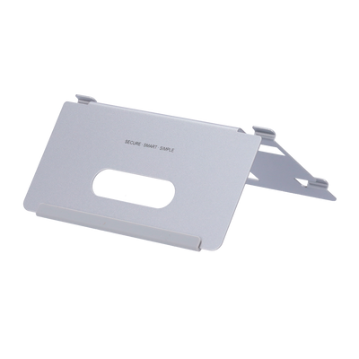 table support - Specific for video intercoms - Compatible with Hikvision monitors - Connection holes - 86 (I) x 122 (W) x 64 (L) mm - Made of SUS304 stainless steel