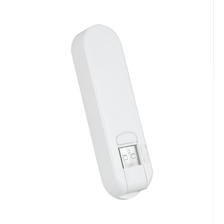 Branded wireless repeater - RF module with 433MHz Airfly technology - Internal antenna - Transmission range 150m - High communication stability - Plug&Play via USB