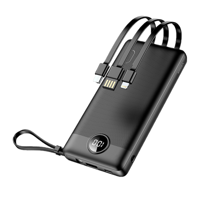 VEGER - External battery - Capacity 10000 mAh - Voltage 3.7 V / Lithium polymer - Nominal capacity 6230 mAh - Power 37Wh