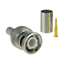 SAFIRE connector - BNC to crimp - Compatible with Microcoaxial - 25 mm (Fo) - 10 mm (An) - 5 g