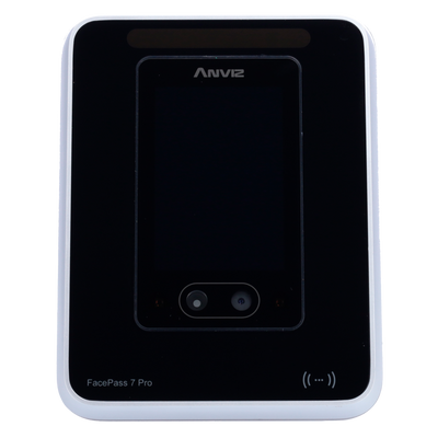 Anviz Access and Presence Control - Facial biometric system with double sensor - Facial recognition, card and PIN - 3,000 users | 100,000 logs - 8 attendance modes | Integrated controller - CrossChex software