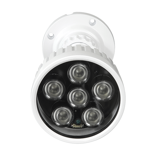 focusing infrared 100m - Illumination LEDs - 850nm, 60° aperture - 6 leds Ø10 - It includes a photocontrol cell - 170 (Fo) x 85 (Ø) mm