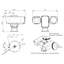 InfiRay cámara térmica PT6 series PTZ biespectro - Sensor térmico 1280x1024 VOx sin refrigerar 12μm - Sensibilidad térmica ≤40mK (@25°C,F#1.0,25Hz) - Sensor visible 1/1.8&quot; 4Mpx CMOS - Lente térmica 30~150mm (zoom 5X) - Lente visible 6~300mm (zoom 50X