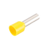 Crimped pins - For electrical cables - Conductor section 6mm² / AWG 10 - Amber color - 50 units