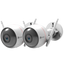 2 x Ezviz Wifi cameras - 2 Megapixel - 2.8mm lens / IR 30 - Two-way audio - Deterrent siren and flash - Suitable for outdoor use IP65