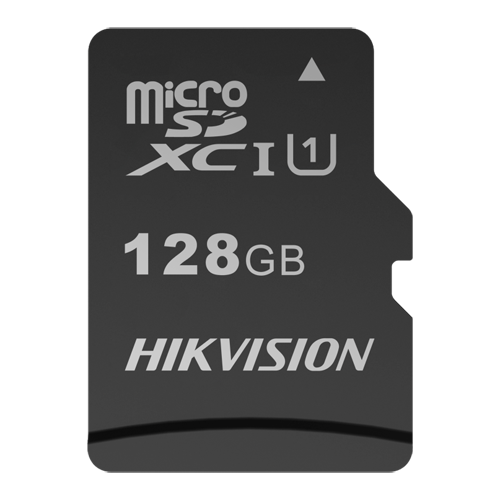 Scheda di memoria Hikvision - Capacità 128 GB - Classe 10 U1 - Fino a 300 cicli di scrittura - FAT32 - Ideale per cellulari, tablet, ecc