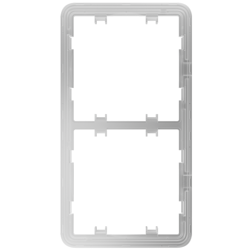 Marco vertical para dos interruptores - Compatible con 2 x AJ-SIDEBUTTON-...-VERT- - Ajax - LightSwitch Vertical Frame (2 seats)