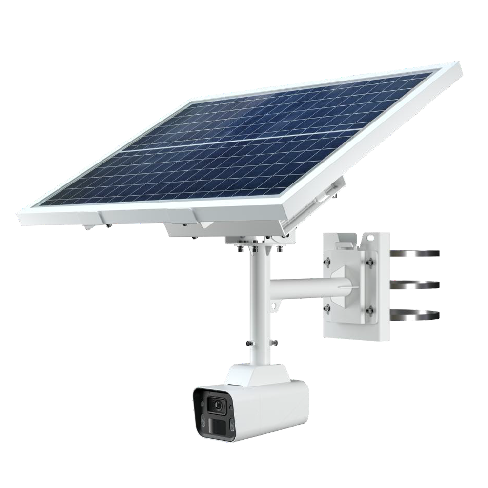 Safire Smart - Cámara Bullet IP I1 4G Panel solar y bateria - Resolución 4 Megapíxel (2566x1440) - Lente 2.8 mm | MIC &amp; Speaker | Disuasión activa - AI: Clasificación de humano y vehículo - Impermeabilidad IP67 | Comunicación 4G | P2P