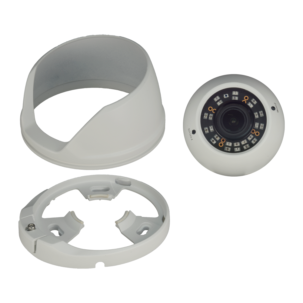 Telecamera Turret 4N1 Safire Gamma ECO - 1/3" SOI 2 Mp - Obiettivo varifocale 2.7~13.5 mm - 3D DNR - Smart IR Matrix LEDs Portata 30 m - Impermeabile IP66