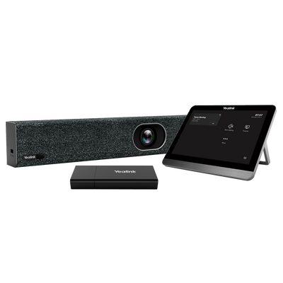 Yealink Videoconferencia All in One - Cámara 20MP - Ángulo de visión 120º - 8 micrófonos integrados - Altavoz integrado - Compatible con Teams o Zoom