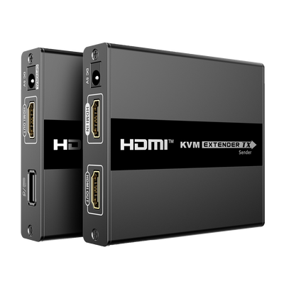 Extensor HDMI con KVM - Emisor y receptor - Alcance 60 m - Sobre cable UTP Cat 6 - Hasta 1080p@60Hz - Alimentación DC 5 V