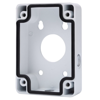 Anti-corrosion junction box - For motorized domes - For outdoor use - Wall installation - Gray color - Hollow pin