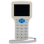 RFID card reader-writer - 3" TFT and wired panel - Identification and cloning of cards - EM 125 kHz and MF 13.56 MHz - Powered by 4 AAA or microUSB batteries - Plug &amp; Play