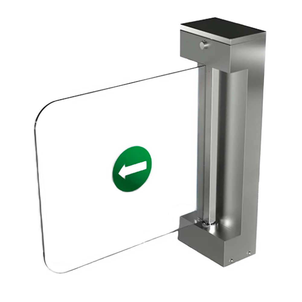 Tornello ad accesso bidirezionale - Portello individuale motorizzato - Orari, allarmi e modalità di apertura - Dimensioni passaggio 900 mm | Anta ampia - Fabbricato in acciaio inossidabile SUS304 - Compatibile con sistemi di terze parti
