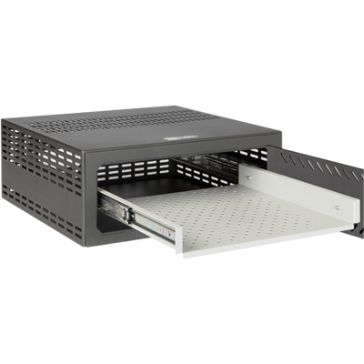 Removable safe tray - Compatible with VR120 and VR120E - For 1.5 / 2 U rack DVRs - Telescopic guides with bearings - Totally removable - Made of steel