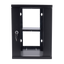 Wall-mounted rack cabinet - Up to 9U 10" racks - Up to 15 kg load - With cable ducts - Tray included - Depth 300 mm