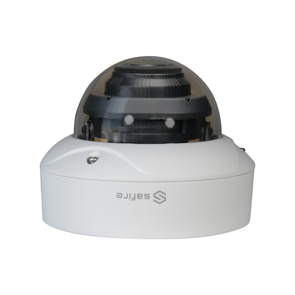 Dome Camera 4N1 Safire PRO Range - 5 Mpx Progressive Scan CMOS Ultra Low Light - 2.7~13.5 mm Autofocus Motorized Lens - WDR (130 dB) | 3D DNR - Smart IR Matrix LEDs Range 60 m - Waterproof IP67 | Vandal resistant IK10