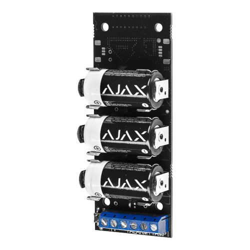 Radio transmitter - 868 MHz Jeweler wireless - Wired input and tamper alarm - Anti-opening tamper (accelerometer) - 3.3 V power supply output - Distance in open space 1600 m