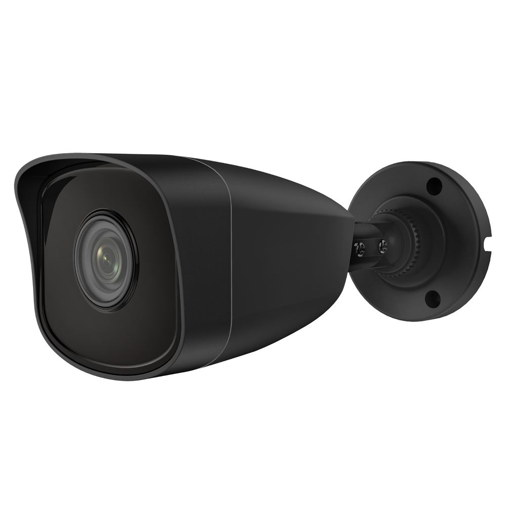 Telecamera IP 4 Megapixel - 1/3" Progressive Scan CMOS - Ottica 2.8 mm - Compressione H.265+|H.264+ - Audio | Registrazione su Micro SD - IR LED Portata 30 m - PoE IEEE802.3af | IP67 | Color nero