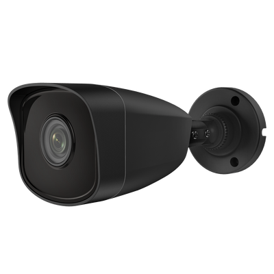 4 Megapixel IP camera - 1/3" Progressive Scan CMOS - 2.8 mm lens - H.265+|H.264+ compression - Audio | Recording on Micro SD - IR LED Range 30 m - PoE IEEE802.3af | IP67 | Black color