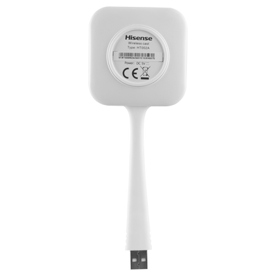 Transmisor inalámbrico Hisense USB 2.0 - Botón de encendido/apagado - Distancia máxima. Alcance de transmisión de 15 m - conexión 5G