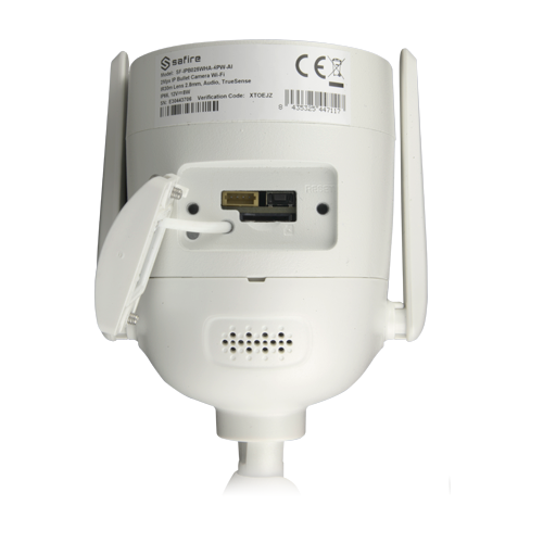 Telecamera IP 4 Megapixel - 1/2.7" Progressive Scan CMOS - H.265 / H.264, Audio - Lente 2.8 mm | WDR - Wi-Fi IEEE802.11 b/g/n - Truesense: Filtro di falso allarme