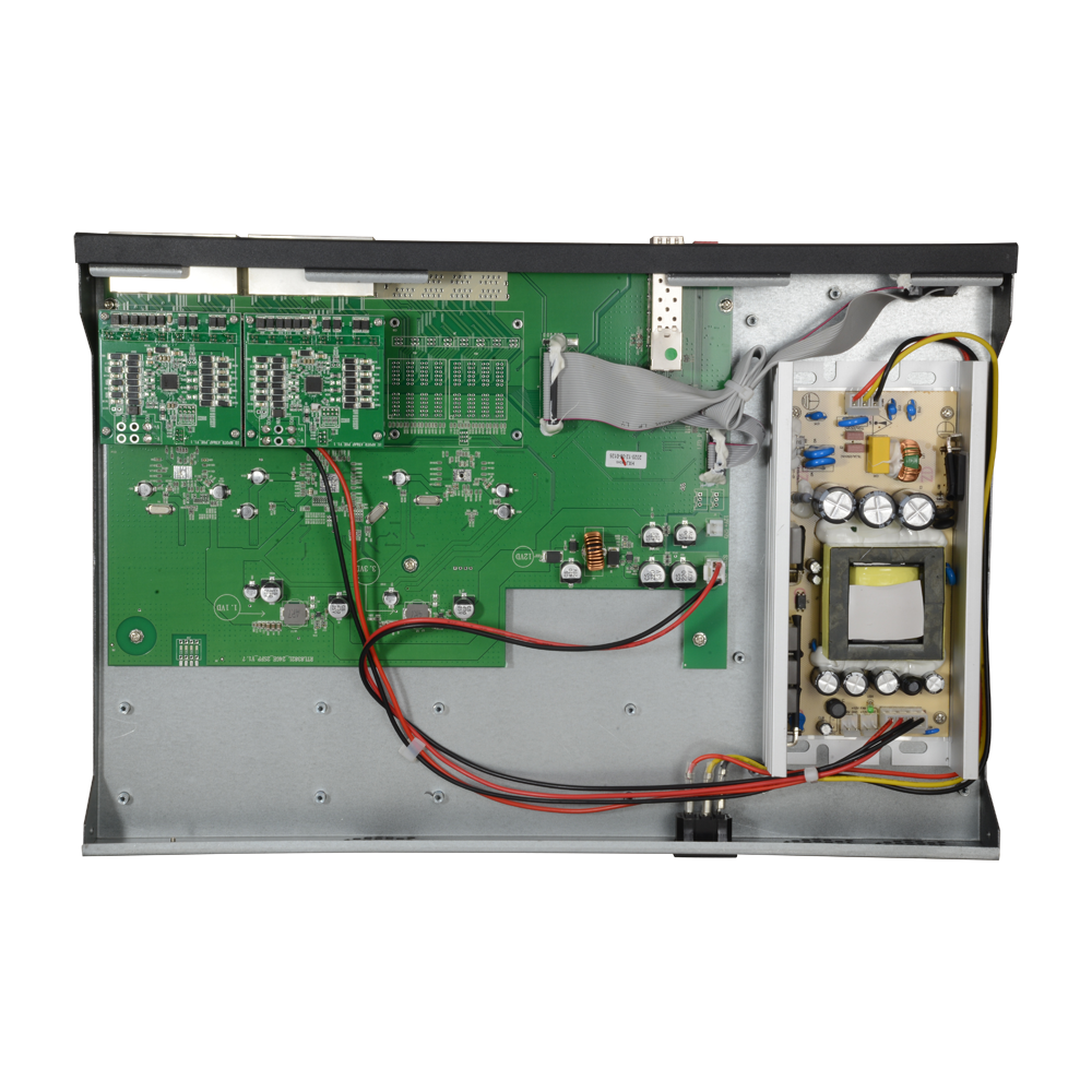 Switch PoE Gigabit - 16 porte PoE + 2 porte SFP - Velocità 10/100/1000 Mbps - Potenza 30 W per porta - Potenza massima totale 250 W - Standard IEEE802.3af (PoE) / a (PoE+)