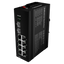 White Label PoE Switch - DIN Rail Mount - 8 Gigabit Ports + 2 Gigabit SFP - 90W Ports 1 &amp; 2 / 30W Ports 3-8 / Maximum 240W - IEEE802.3af/at/bt | PoE/PoE+/Hi-PoE - VLAN/STP/RSTP/MSTP/ERPS/SNMP/ACL - Static LAG/IGMP Snooping/DHCP Snoop/802.1x