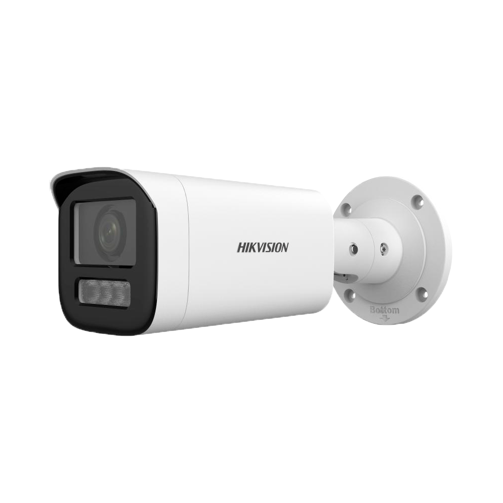 Hikvision - Cámara Turret IP gama Value - Resolución 8 Megapíxel (3840X2160) - Lente 2.8 mm - Luz híbrida alcance 30 m | PoE (IEEE802.3af) - Detección de movimiento 2.0 | IP67