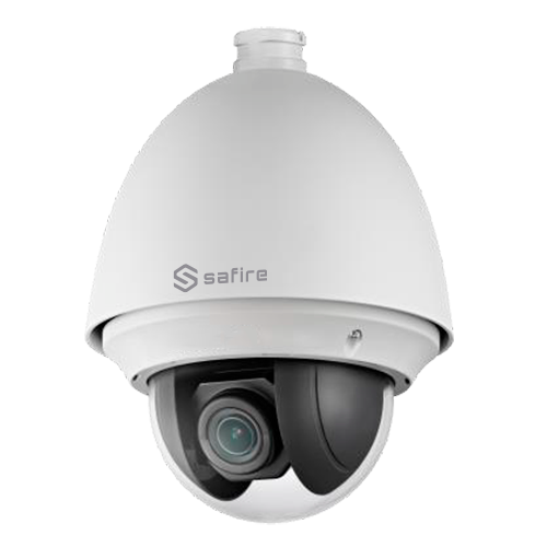 Telecamera Safire motorizzata 4N1 1080p - 1/2.8” Progressive Scan CMOS - Velocità media 100º/segundo - Zoom ottico 25X (Lente 4.8~120 mm) Auto Iris - WDR / 0.005 Lux - Posizionamento intelligente 3D