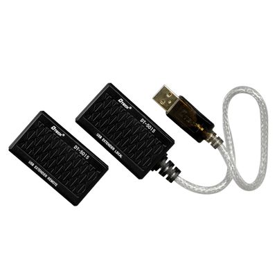 Extensor USB para Cable UTP - 1 Transmisor USB a RJ45 - 1 Receptor RJ45 a USB - Longitud Máxima 60 m - Plug and Play