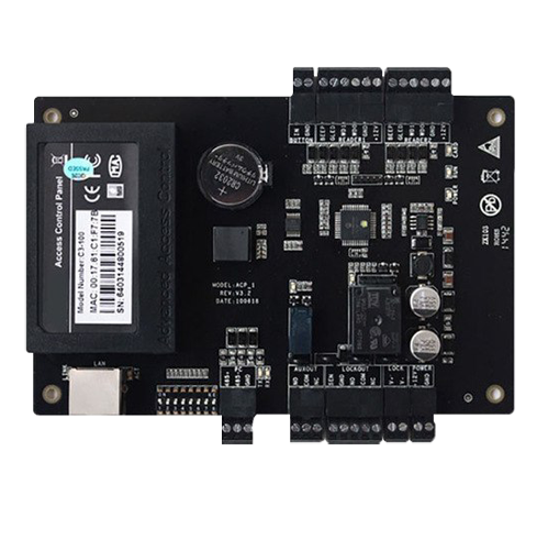 Controller di accessi RFID - Accesso con scheda o password - Comunicazione TCP/IP | RS485 - 2 lettori Wiegand - Uscita relè per 1 porta - Software ZKBioAccess
