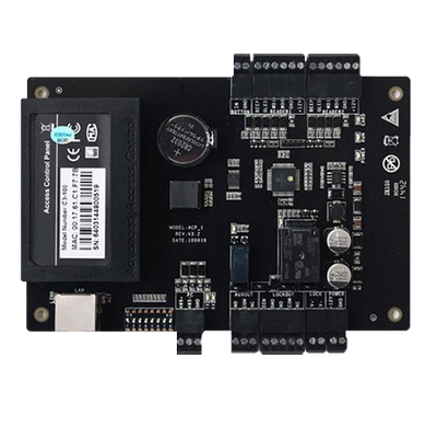 Controlador de acceso RFID - Acceso con tarjeta o contraseña - Comunicación TCP/IP | RS485 - 2 lectores Wiegand - Salida de relé para 1 puerta - Software ZKBio CVSecurity