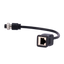 Streamax - Conversor 6PIN hembra a RJ45 hembra - Longitud 15cm
