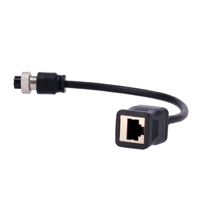 Streamax - Conversor 6PIN hembra a RJ45 hembra - Longitud 15cm