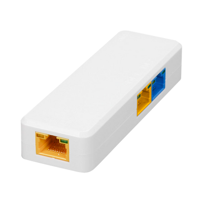 Indoor PoE extender Switch - Ampia portata dell' alimentazione POE - 2 porte PoE + 1 Uplink RJ45 - IEEE 802.3 af/at/bt - Potenza massima in uscita 60 W - Porte 10/100 Mbps
