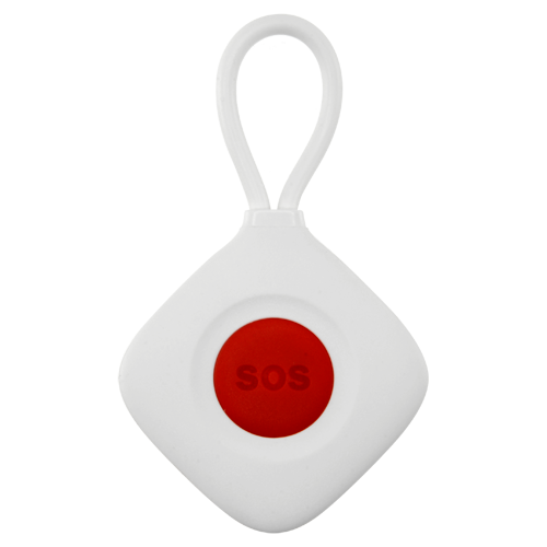 Pulsante SOS (anti-panico) - Wireless - Leggero e con ciondolo - Attiva il pannello di allarme - Pannello armato o disarmato - Indicato per persone anziane